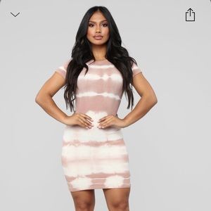 Fashion Nova Tie Dye Mini Dress